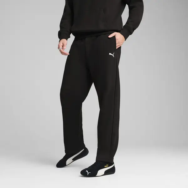 Puma Herren Wardrobe Ess Relaxed Jogginghose Xl, Black thumbnail