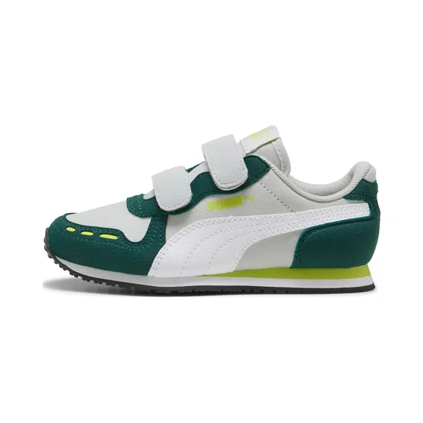 Puma Unisex Kinder Cabana Racer Sl 20 V Ps Sneaker, Cool Light Gray Puma White Dark Myrtle Lime Smash, 35 Eu thumbnail
