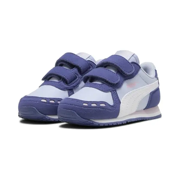 Puma Unisex Baby Cabana Racer Sl 20 V Inf Sneaker, Cool Weather White-Blue Crystal-Rose Mauve, 24 Eu thumbnail