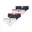 Blauw, Roze, Wit