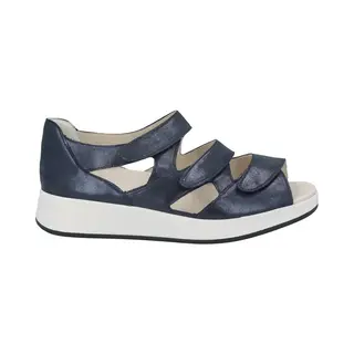 Solidus -Dames - Blauw Donker - Sandalen - Maat 38