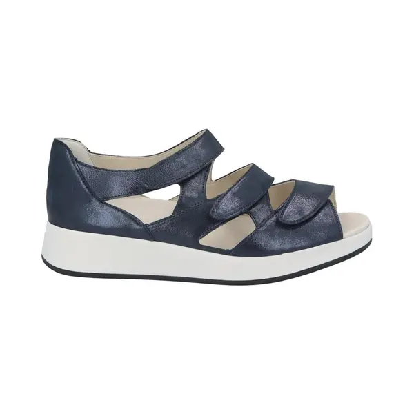 Solidus -Dames - Blauw Donker - Sandalen - Maat 38 thumbnail