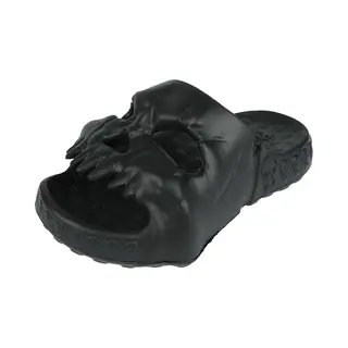 Rock Rebel By Emp Skull Slippers Sandal Black