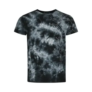 Black Premium By Emp Batik T-Shirt With Runes T-Shirt Schwarz In Xl