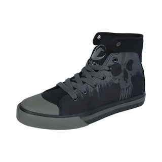 Black Premium By Emp Sneaker With Skull Print Sneakers High Black