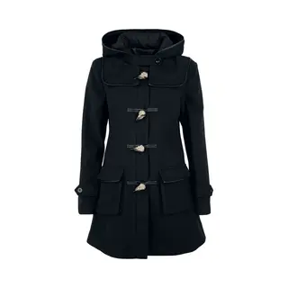 Black Premium By Emp Celtic Fine Lines Coat Black