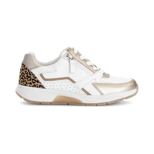 Gabor Damen Low-Top Sneaker, Frauen Sneaker, Weiss/Puder/Natur (53), 39 Eu / 6 Uk thumbnail