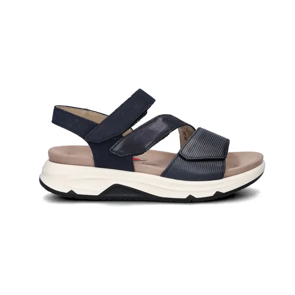 Gabor Sandales à Plateforme Pour Femme, Marine Combi 66, 41 Eu thumbnail
