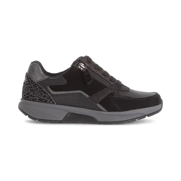 Gabor 878 Sneakers - Suède - Dames - Zwart - Maat 36 thumbnail