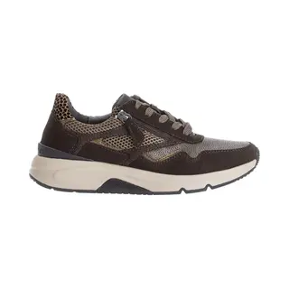 Gabor Rollingsoft Sneakers Brons Leer - Maat 38