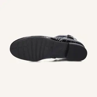 Gabor 712 Enkellaarsjes - Enkelboots Met Rits - Dames - Zwart - Maat 38