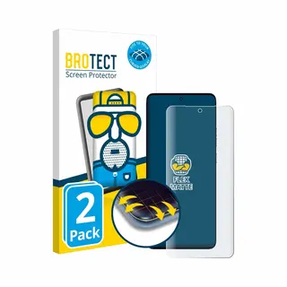 Brotect - Screenprotector Voor Motorola Edge 50 Fusion - Folie Beschermfolie Matte Volledig Dekking 2 Stuks