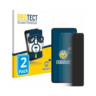Brotect - Privacy Screenprotector Voor Motorola Edge 30 - Folie Beschermfolie Blauwlichtfilter 2 Stuks