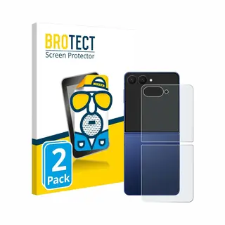 Brotect - Screenprotector Voor Samsung Galaxy Z Flip 7 (Achterkant) - Folie Beschermfolie Matte 2 Stuks