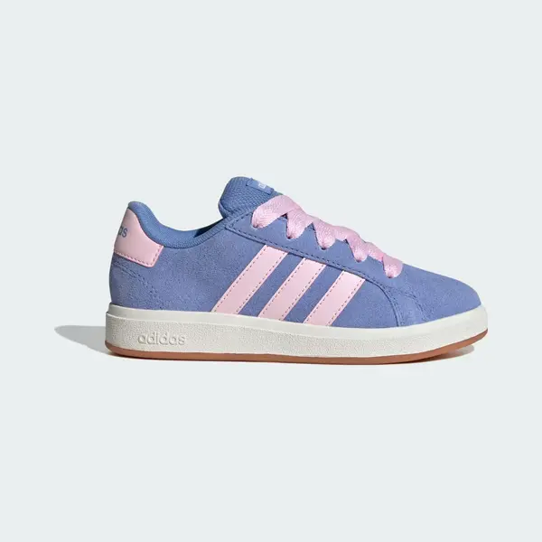 Adidas Unisex Kids Grand Court 00s Shoes Kids, Blue Fusion/Clear Pink/core White, 5 Uk thumbnail
