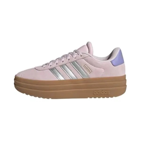 Adidas Unisex Kids Vl Court Bold Shoes Junior, Clear Pink/Silver Metallic/Gold Metallic, 5 Uk thumbnail