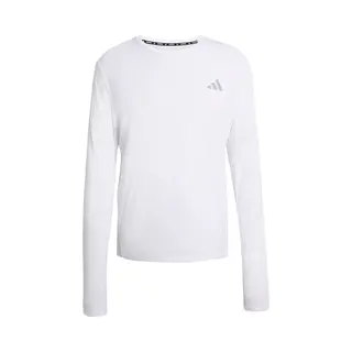 Adidas Men's Adi365 Running Essentials Long Sleeve, White, M