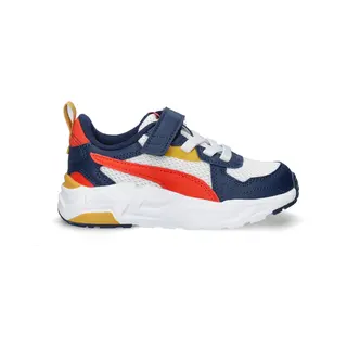 Puma Kinder Trinity Lite Sneakers 28, White Fierce Red Persian Blue