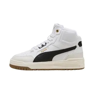Puma Shuffle Downtown Mid Jr Sneaker, White Black-Vapor Gray, 38.5 Eu, Puma Weiß, Puma Und Schwarz, Dampfgrau, 38.5 Eu