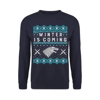 Spreadshirt Game Of Thrones Winter Is Coming Sweater Heren