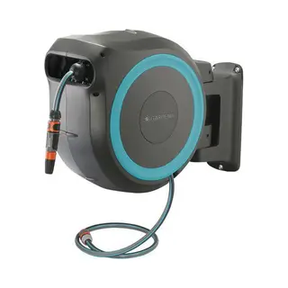 Gardena 18625-20 tuinslang Wandmontage haspel Automatisch Zwart, Blauw