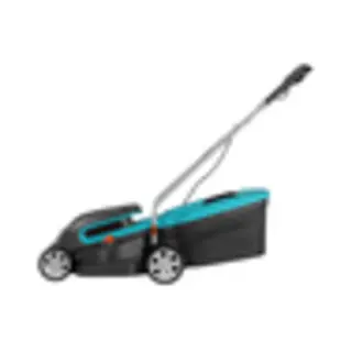 Gardena PowerMax Rasenmäher mit Radantrieb Akku Schwarz, Blau, Orange