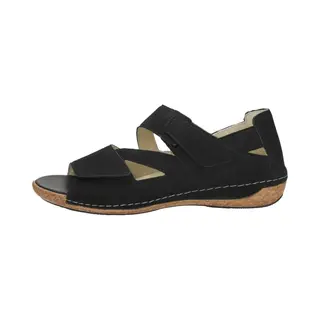 Wäldlaufer Waldlaufer Heliett Sandalen Plat - Zwart - Maat 7
