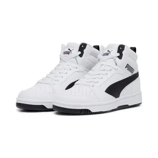 Puma Rebound V6 Mid Sneakers Teenager, Schuhe, WeiÃŸ, 38.5