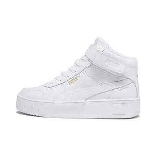 Puma Damen Carina Street Mid Turnschuhe, White Gold, 38.5 Eu