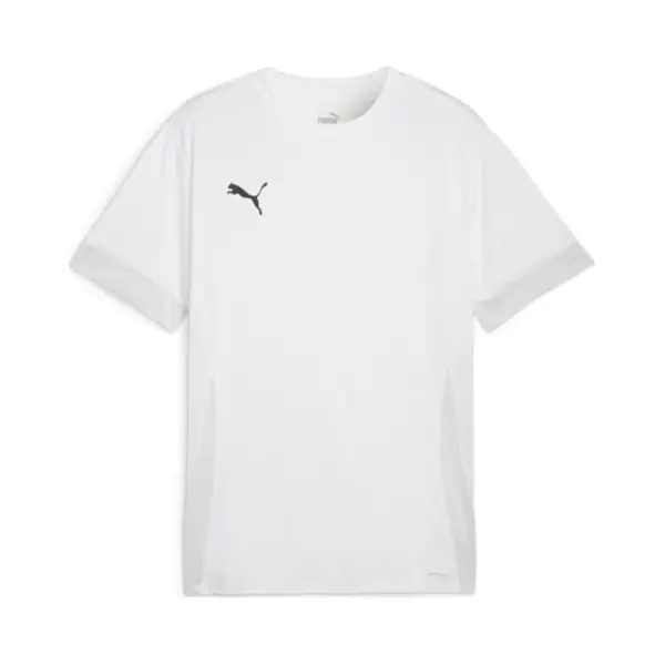 Puma Unisex Teamgoal Matchday Jersey Jr Football Shirt, Puma White-puma Black-Feather Gray, 164 Eu thumbnail