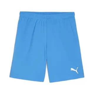 Puma TeamGOAL Shorts Jr Unisex Sportbroek - Electric Blue Lemonade-Puma White