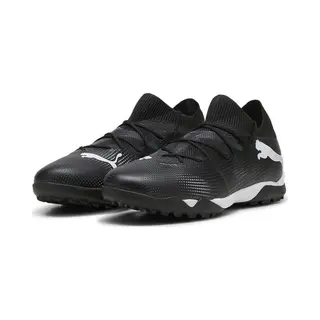 Puma Men Future 7 Match Tt Soccer Shoe, Puma Black-Puma White, 42 Eu