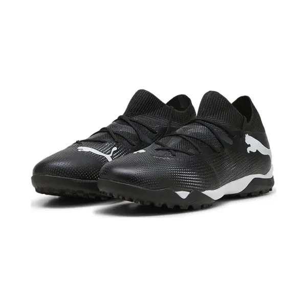 Puma Men Future 7 Match Tt Soccer Shoe, Puma Black-Puma White, 42 Eu thumbnail