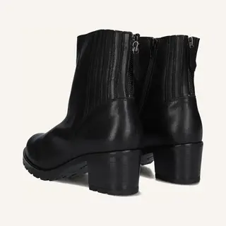 Gabor 802.3 Enkellaarsjes - Enkelboots Met Rits - Dames - Zwart - Maat 37
