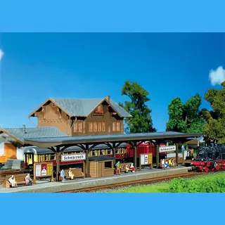 Faller Bahnsteig Modellbausatz Mit 43 Einzelteilen 584 X 37 X 41mm I Modelleisenbahn Zubehör N Gebäude I Modelleisenbahn N Bahnsteige