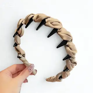 Zachte Hoofdband - Antislip - Dameshoofdband - Vintage - Comfortabel - Crème