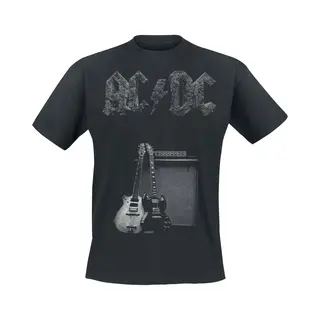 Ac/Dc In Rock We Trust T-Shirt Black