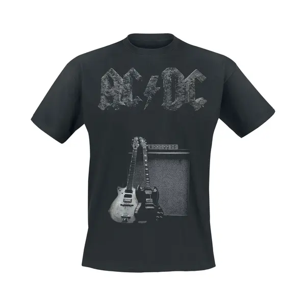 Ac/Dc In Rock We Trust T-Shirt Black thumbnail