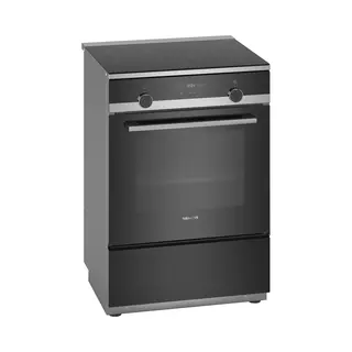 Siemens iQ500 HL9S5E040U fornuis Vrijstaand fornuis A Electrisch Inductiekookplaat zones Zwart