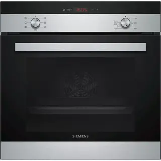 Siemens iQ100 HB113FBS1 Backofen 66 l Schwarz, Edelstahl