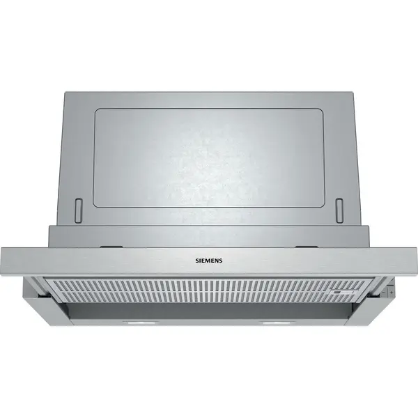 Siemens iQ300 LI67SA531 afzuigkap Semi-inbouw (uittrekbaar) Zilver A 399 m³/uur thumbnail