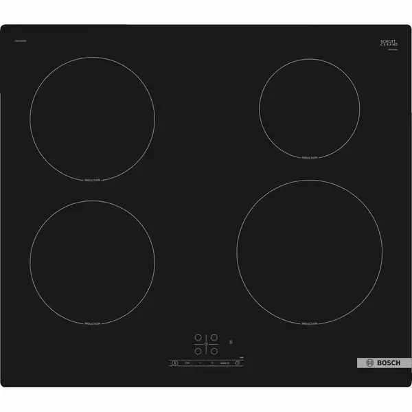 Bosch Serie 4 PIE61RBB5E Kochfeld Schwarz Integriert 60 cm Zonen-Induktionskochfeld 4 Zone(n) thumbnail