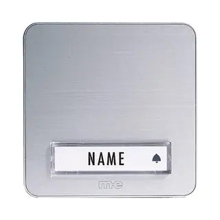 Modern-Electronics, Bel + Deurintercom, M-e Kta-1 A/S Klokplaat Mi (Bedraad)