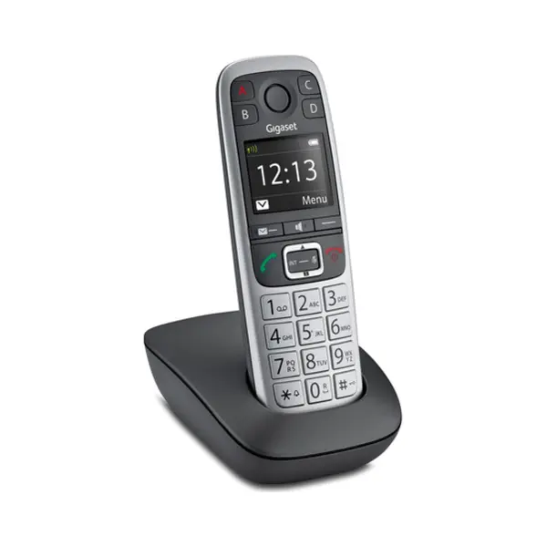 Gigaset E560 Analoge-/Dect-telefoon Zwart, Zilver thumbnail