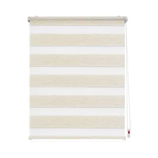 Lichtblick Duo-Rollo Klemmfix, Ohne Bohren - Natur, 60 Cm X 150 Cm (B X L)
