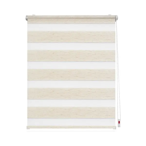 Lichtblick Duo-Rollo Klemmfix, Ohne Bohren - Natur, 60 Cm X 150 Cm (B X L) thumbnail