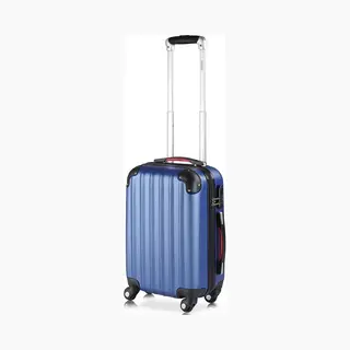 monzana® Reiskoffer Baseline Blauw M Abs
