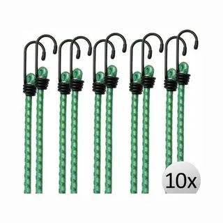 monzana® Bagagespin Met Haken 10 Stuks Elastiek/Metaal 61cm
