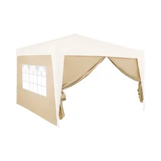 Deuba 2x Seitenwände Pavillon Capri Faltpavillon Partyzelt Gartenzelt Seitenteile Wand Creme
