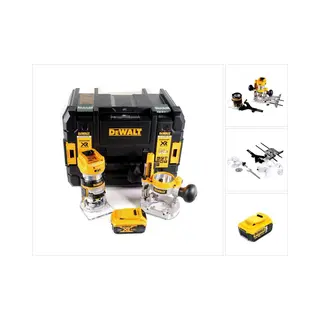 Dewalt - Dcw 604 Nt Akku Kombifräse 18v 55mm + 1x Akku 5, 0 Ah In Tstak - Ohne Ladegerät